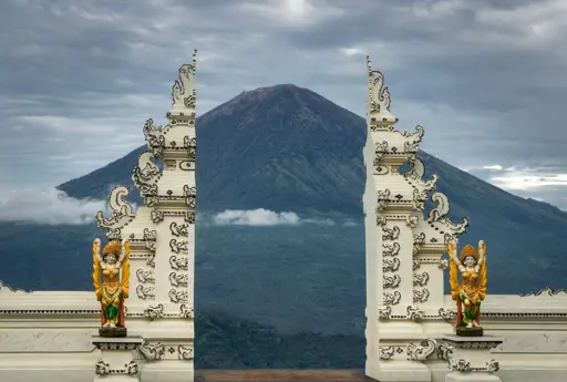 Lahangan Sweet View Point Of Mount Agung Volcano