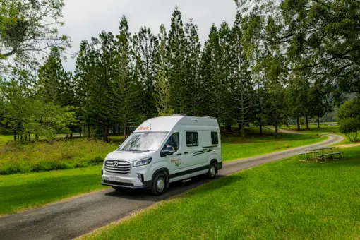 HiTop-autocamper fra Britz i Australien