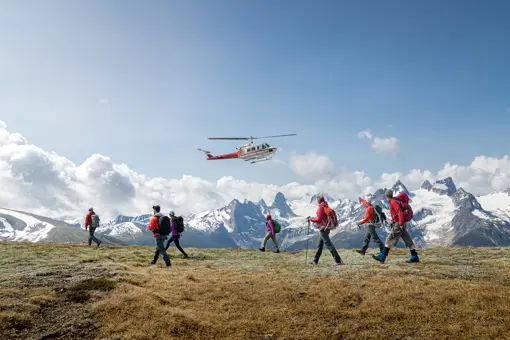 CMH Heli Hiking Rocky Mountains Canada