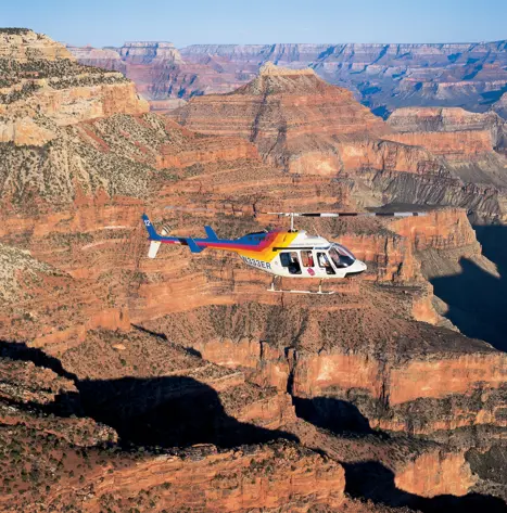 Helikopter over Grand Canyon USA