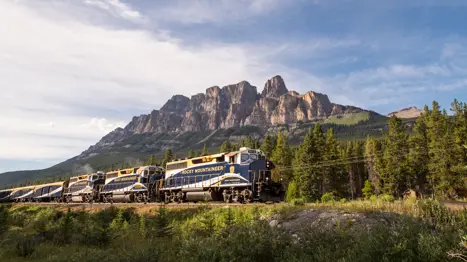 Canada Rocky Mountaineer Castle Mountain