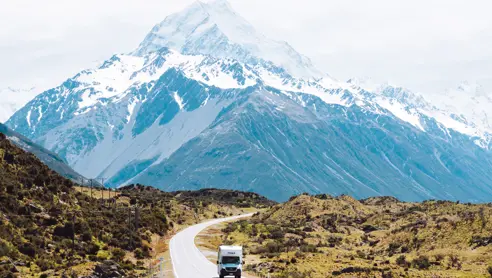 Rejser med camper i New Zealand