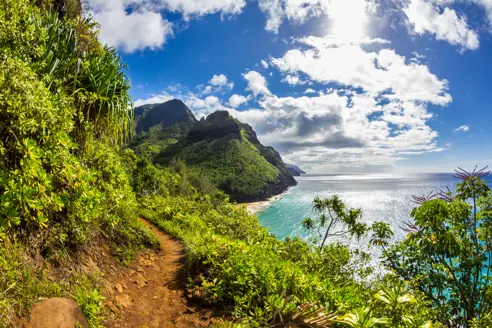 Na Pali Kyst Kauai Hawaii