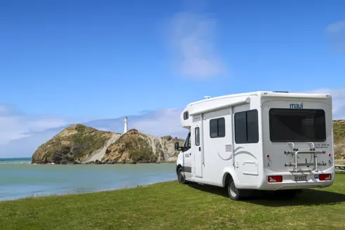 Maui River autocamper i New Zealand