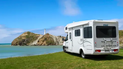 Maui River autocamper i New Zealand