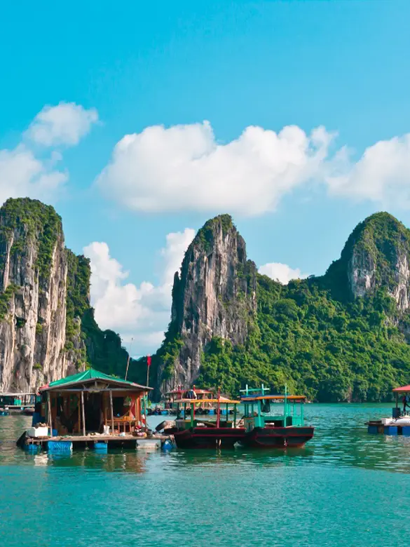 Halong Flydende Landsby Både