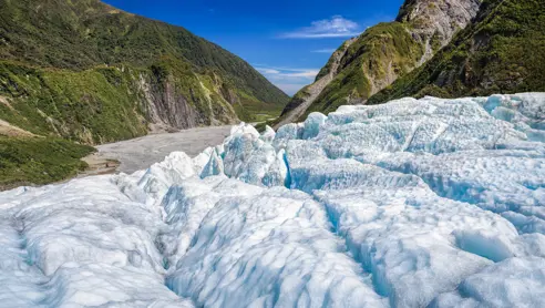 Fox Glacier eller Franz Josef Glacier med helikopter