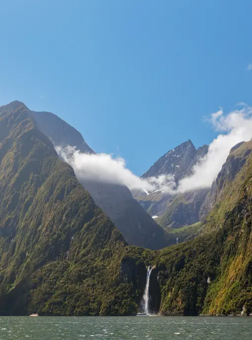 Stirling Falls, Milford Sound, Fiordland, South Island, New Zealand 251447869