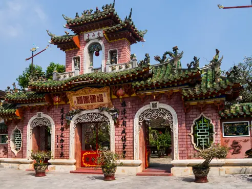 Chuc Thanh Pagode nær Hoi An Vietnam