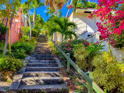 99 Steps In Charlotte Amalie, St Thomas