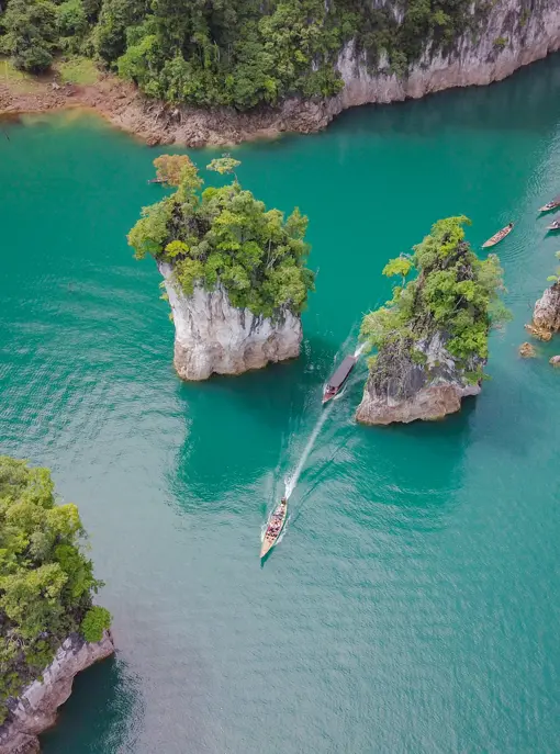 Ratchaprapa Dam, Khao Sok i Thailand