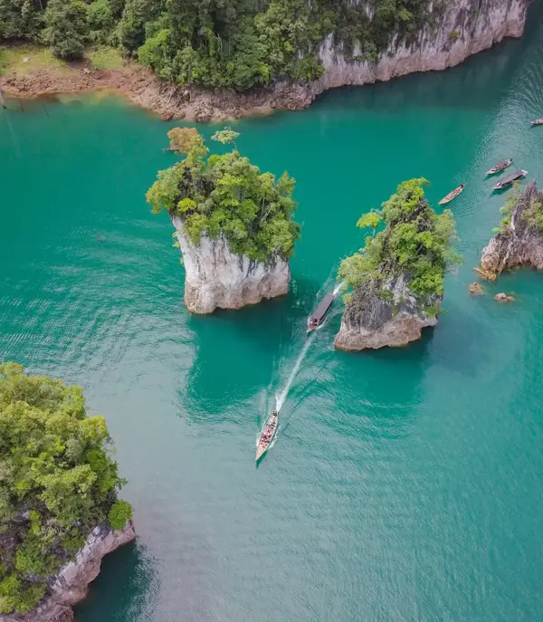 Ratchaprapa Dam, Khao Sok i Thailand