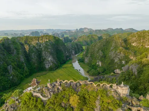 Mua Cave udsigtspunkt i Tam Coc, Ninh Binh