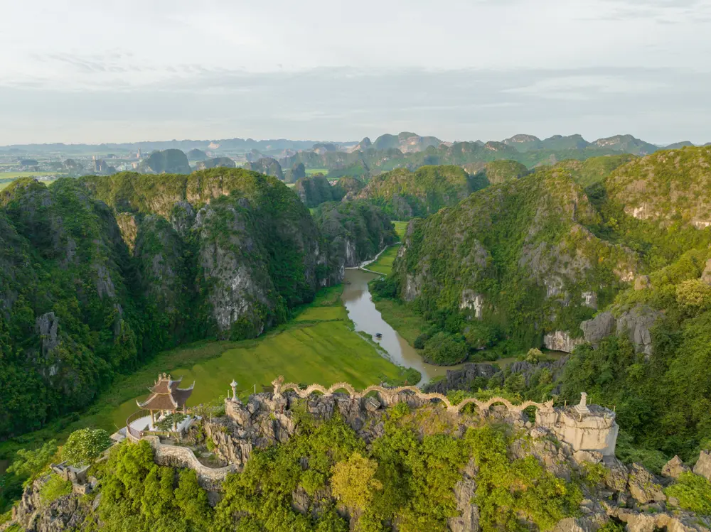 Mua Cave udsigtspunkt i Tam Coc, Ninh Binh