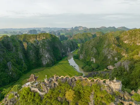 Mua Cave udsigtspunkt i Tam Coc, Ninh Binh