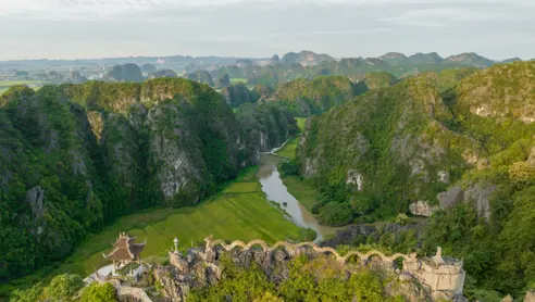 Mua Cave udsigtspunkt i Tam Coc, Ninh Binh