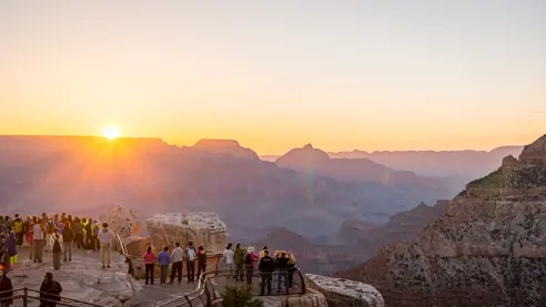 Grand Canyon solnedgang