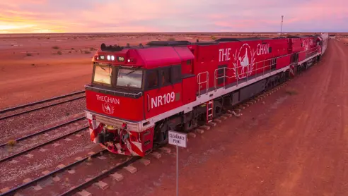 GSR Ghan Sunset Locomotive Hero