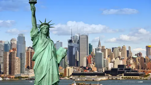 Frihedsgudinden i New York