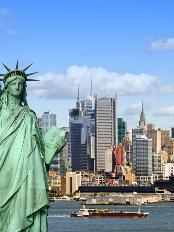 Frihedsgudinden i New York
