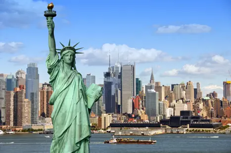 Frihedsgudinden i New York