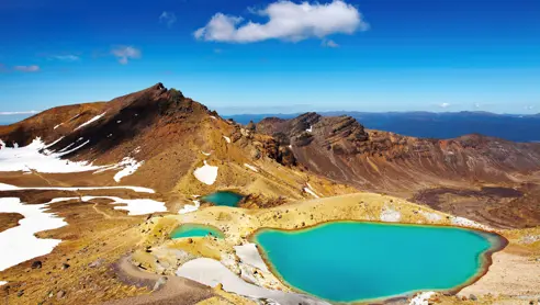 Tongariro Crossing hike i New Zealand